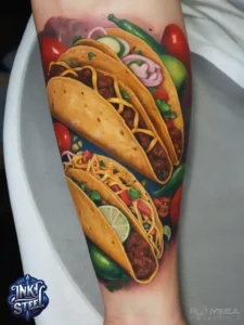 Taco tattoo designs- Taco tattoo Black and white - Taco Tattoo Ideas - Taco tattoo small - Funny Taco Tattoo - Taco tattoo cute