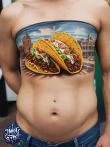 Taco tattoo designs- Taco tattoo Black and white - Taco Tattoo Ideas - Taco tattoo small - Funny Taco Tattoo - Taco tattoo cute