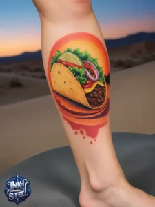 Taco tattoo designs- Taco tattoo Black and white - Taco Tattoo Ideas - Taco tattoo small - Funny Taco Tattoo - Taco tattoo cute