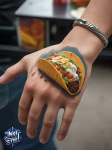 Taco tattoo designs- Taco tattoo Black and white - Taco Tattoo Ideas - Taco tattoo small - Funny Taco Tattoo - Taco tattoo cute