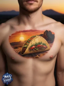 Taco tattoo designs- Taco tattoo Black and white - Taco Tattoo Ideas - Taco tattoo small - Funny Taco Tattoo - Taco tattoo cute