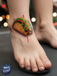 Taco tattoo designs- Taco tattoo Black and white - Taco Tattoo Ideas - Taco tattoo small - Funny Taco Tattoo - Taco tattoo cute