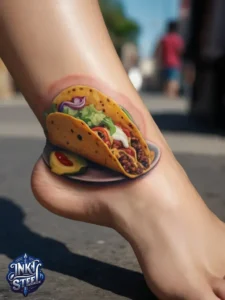 Taco tattoo designs- Taco tattoo Black and white - Taco Tattoo Ideas - Taco tattoo small - Funny Taco Tattoo - Taco tattoo cute