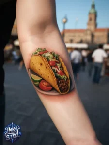 Taco tattoo designs- Taco tattoo Black and white - Taco Tattoo Ideas - Taco tattoo small - Funny Taco Tattoo - Taco tattoo cute