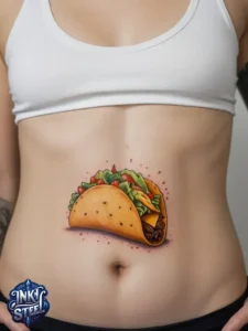 Taco tattoo designs- Taco tattoo Black and white - Taco Tattoo Ideas - Taco tattoo small - Funny Taco Tattoo - Taco tattoo cute