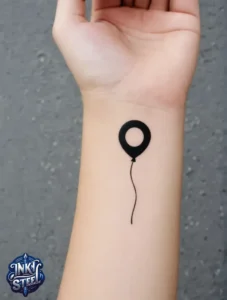 Balloon tattoo meaning - Balloon tattoo small - Balloon tattoo ideas - 3 balloon tattoo - Balloon tattoo with Names - Hot air balloon tattoo