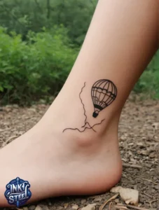 Balloon tattoo meaning - Balloon tattoo small - Balloon tattoo ideas - 3 balloon tattoo - Balloon tattoo with Names - Hot air balloon tattoo