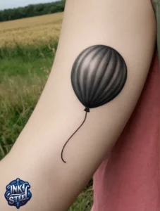 Balloon tattoo meaning - Balloon tattoo small - Balloon tattoo ideas - 3 balloon tattoo - Balloon tattoo with Names - Hot air balloon tattoo