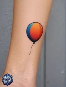 Balloon tattoo meaning - Balloon tattoo small - Balloon tattoo ideas - 3 balloon tattoo - Balloon tattoo with Names - Hot air balloon tattoo