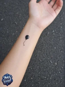 Balloon tattoo meaning - Balloon tattoo small - Balloon tattoo ideas - 3 balloon tattoo - Balloon tattoo with Names - Hot air balloon tattoo