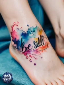 Be still tattoo meaning - Be Still tattoo Ideas -Be still tattoos for females - Be still tattoo small - Be still tattoo with cross - Be still tattoo with Flower