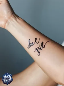 Be still tattoo meaning - Be Still tattoo Ideas -Be still tattoos for females - Be still tattoo small - Be still tattoo with cross - Be still tattoo with Flower