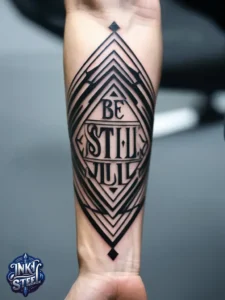 Be still tattoo meaning - Be Still tattoo Ideas -Be still tattoos for females - Be still tattoo small - Be still tattoo with cross - Be still tattoo with Flower