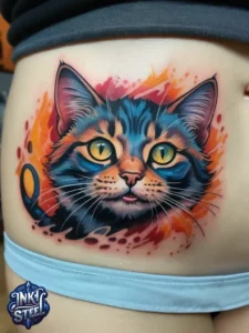 Belly button cat tattoo meaning - Belly button cat tattoo men - Belly button cat tattoo female - Belly button cat tattoo male - Belly button cat tattoo ideas - cat belly button Tattoo - Cat tattoo belly button - Belly button cat tattoo forearm