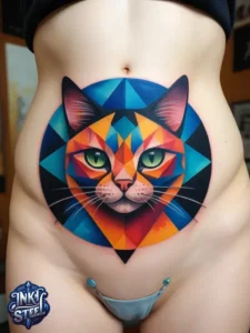 Belly button cat tattoo meaning - Belly button cat tattoo men - Belly button cat tattoo female - Belly button cat tattoo male - Belly button cat tattoo ideas - Funny cat belly button Tattoo - Cat tattoo belly button king of Staten Island - Belly button cat tattoo forearm