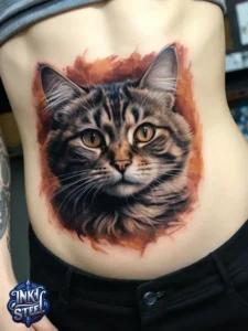 Belly button cat tattoo meaning - Belly button cat tattoo men - Belly button cat tattoo female - Belly button cat tattoo male - Belly button cat tattoo ideas - Funny cat belly button Tattoo - Cat tattoo belly button king of Staten Island - Belly button cat tattoo forearm