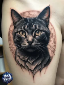 Belly button cat tattoo meaning - Belly button cat tattoo men - Belly button cat tattoo female - Belly button cat tattoo male - Belly button cat tattoo ideas - Funny cat belly button Tattoo - Cat tattoo belly button king of Staten Island - Belly button cat tattoo forearm