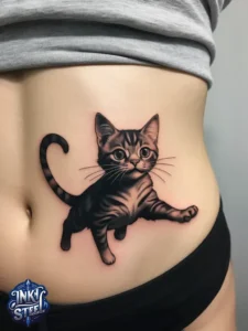 Belly button cat tattoo meaning - Belly button cat tattoo men - Belly button cat tattoo female - Belly button cat tattoo male - Belly button cat tattoo ideas - Funny cat belly button Tattoo - Cat tattoo belly button king of Staten Island - Belly button cat tattoo forearm