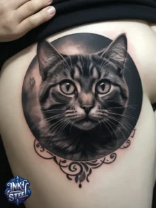 Belly button cat tattoo meaning - Belly button cat tattoo men - Belly button cat tattoo female - Belly button cat tattoo male - Belly button cat tattoo ideas - Funny cat belly button Tattoo - Cat tattoo belly button king of Staten Island - Belly button cat tattoo forearm