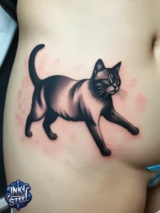 Belly button cat tattoo meaning - Belly button cat tattoo men - Belly button cat tattoo female - Belly button cat tattoo male - Belly button cat tattoo ideas - Funny cat belly button Tattoo - Cat tattoo belly button king of Staten Island - Belly button cat tattoo forearm