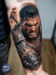 Berserk tattoo meaning - Berserk tattoo Brand of Sacrifice - Berserk tattoo ideas - Berserk tattoo Guts - Berserk tattoo neck - Berserk tattoo sleeve