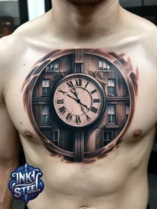 Temporary birth clock tattoos - Birth clock tattoo with name - Birth clock tattoos for guys - Birth clock tattoo small - Birth clock tattoo ideas - Time of birth Tattoo small