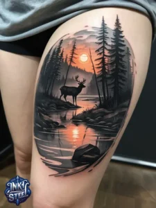 Campsite tattoos for females - Campsite tattoos for guys - Campsite tattoo meaning - Campsite tattoo small - Camping tattoo minimalist - Camping tattoos for guys