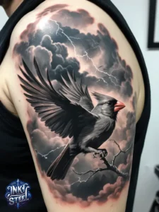 Cardinal tattoo meaning - Cardinal tattoo Black and white - Cardinal tattoo small - Cardinal tattoo men - Cardinal tattoo ideas - Cardinal tattoos for females