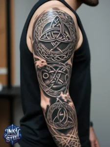 Celtic sleeve tattoo men - Celtic sleeve tattoo female - Celtic sleeve tattoo meaning - Celtic warrior sleeve tattoo - Celtic sleeve tattoo designs - Celtic sleeve tattoo forearm