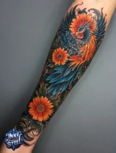 Color sleeve tattoo men - Colorful sleeve tattoos for females - Color sleeve tattoo ideas - Color Sleeve tattoos on dark skin - Colored sleeve tattoos vs black and white