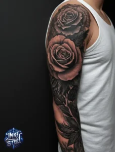 Color sleeve tattoo men - Colorful sleeve tattoos for females - Color sleeve tattoo ideas - Color Sleeve tattoos on dark skin - Colored sleeve tattoos vs black and white