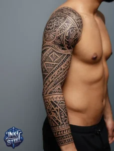 Color sleeve tattoo men - Colorful sleeve tattoos for females - Color sleeve tattoo ideas - Color Sleeve tattoos on dark skin - Colored sleeve tattoos vs black and white