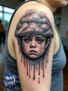 Cry baby tattoo meaning - Cry baby tattoo Ideas