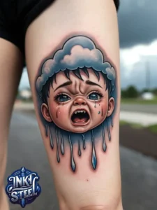 Cry baby tattoo meaning - Cry baby tattoo Ideas