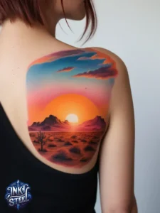 Desert tattoo Minimal - Desert tattoo meaning - Desert tattoos for females - Desert tattoo ideas - Desert Tattoo sleeve - Traditional desert tattoo