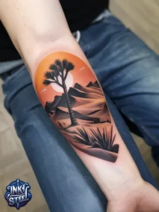 Desert tattoo Minimal - Desert tattoo meaning - Desert tattoos for females - Desert tattoo ideas - Desert Tattoo sleeve - Traditional desert tattoo