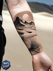 Desert tattoo Minimal - Desert tattoo meaning - Desert tattoos for females - Desert tattoo ideas - Desert Tattoo sleeve - Traditional desert tattoo