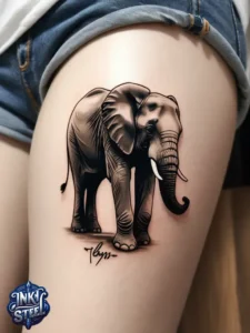 Elephant thigh tattoo female - Elephant Thigh Tattoo Black Girl - Elephant thigh tattoo male - Elephant thigh tattoo small - Elephant thigh tattoo meaning - Elephant thigh tattoo ideas