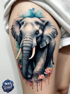 Elephant thigh tattoo female - Elephant Thigh Tattoo Black Girl - Elephant thigh tattoo male - Elephant thigh tattoo small - Elephant thigh tattoo meaning - Elephant thigh tattoo ideas