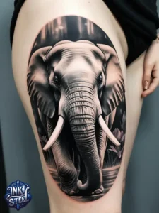 Elephant thigh tattoo female - Elephant Thigh Tattoo Black Girl - Elephant thigh tattoo male - Elephant thigh tattoo small - Elephant thigh tattoo meaning - Elephant thigh tattoo ideas