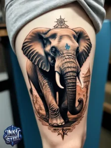 Elephant thigh tattoo female - Elephant Thigh Tattoo Black Girl - Elephant thigh tattoo male - Elephant thigh tattoo small - Elephant thigh tattoo meaning - Elephant thigh tattoo ideas