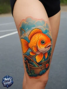 Simple fish tattoo small - Simple fish tattoo meaning - Simple fish tattoo on hand - Simple fish tattoo ideas - Small fish tattoos for Guys - Simple fish tattoos for females