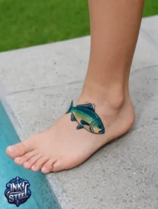 Simple fish tattoo small - Simple fish tattoo meaning - Simple fish tattoo on hand - Simple fish tattoo ideas - Small fish tattoos for Guys - Simple fish tattoos for females