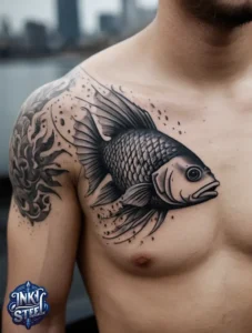 Simple fish tattoo small - Simple fish tattoo meaning - Simple fish tattoo on hand - Simple fish tattoo ideas - Small fish tattoos for Guys - Simple fish tattoos for females