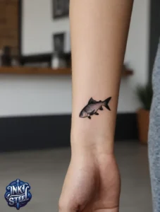 Simple fish tattoo small - Simple fish tattoo meaning - Simple fish tattoo on hand - Simple fish tattoo ideas - Small fish tattoos for Guys - Simple fish tattoos for females