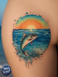 Simple fish tattoo small - Simple fish tattoo meaning - Simple fish tattoo on hand - Simple fish tattoo ideas - Small fish tattoos for Guys - Simple fish tattoos for females