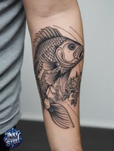 Simple fish tattoo small - Simple fish tattoo meaning - Simple fish tattoo on hand - Simple fish tattoo ideas - Small fish tattoos for Guys - Simple fish tattoos for females