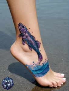 Simple fish tattoo small - Simple fish tattoo meaning - Simple fish tattoo on hand - Simple fish tattoo ideas - Small fish tattoos for Guys - Simple fish tattoos for females