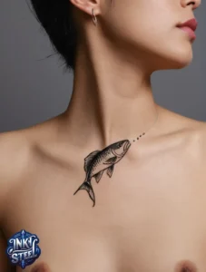 Simple fish tattoo small - Simple fish tattoo meaning - Simple fish tattoo on hand - Simple fish tattoo ideas - Small fish tattoos for Guys - Simple fish tattoos for females