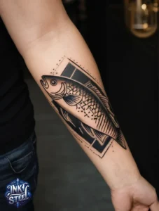 Simple fish tattoo small - Simple fish tattoo meaning - Simple fish tattoo on hand - Simple fish tattoo ideas - Small fish tattoos for Guys - Simple fish tattoos for females